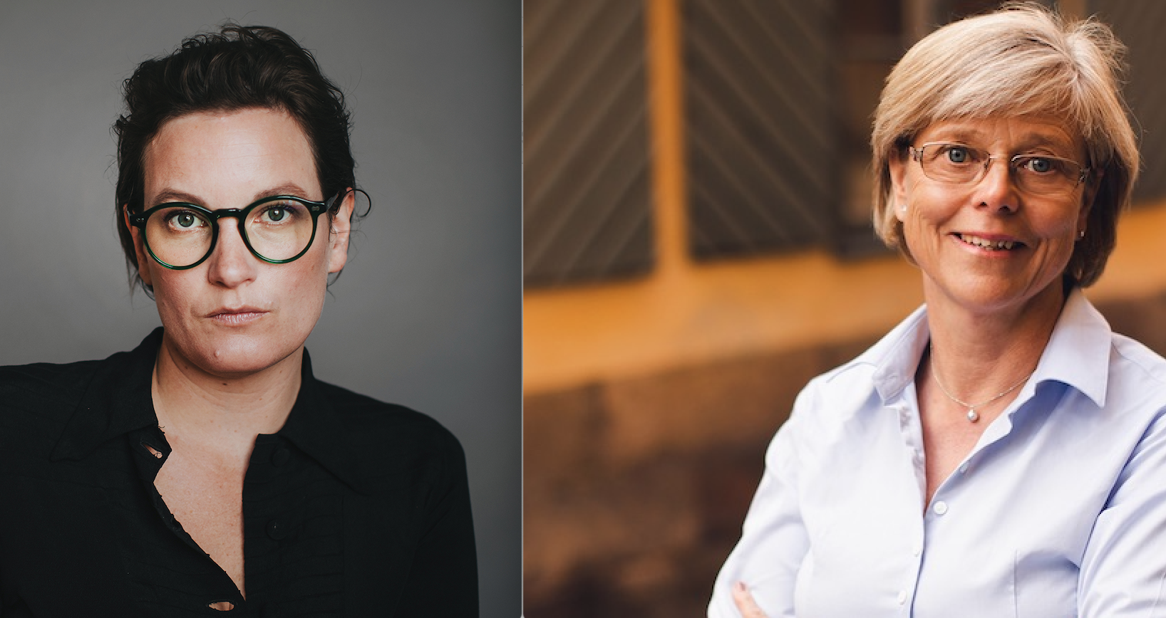 Agnes Lidbeck och Ingrid Carlberg. Bild: Kajsa Göransson/Norstedts
