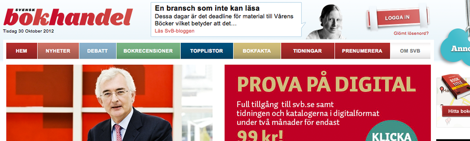 Kom och tyck till på denna pubafton! Behövs Svensk Bokhandel?